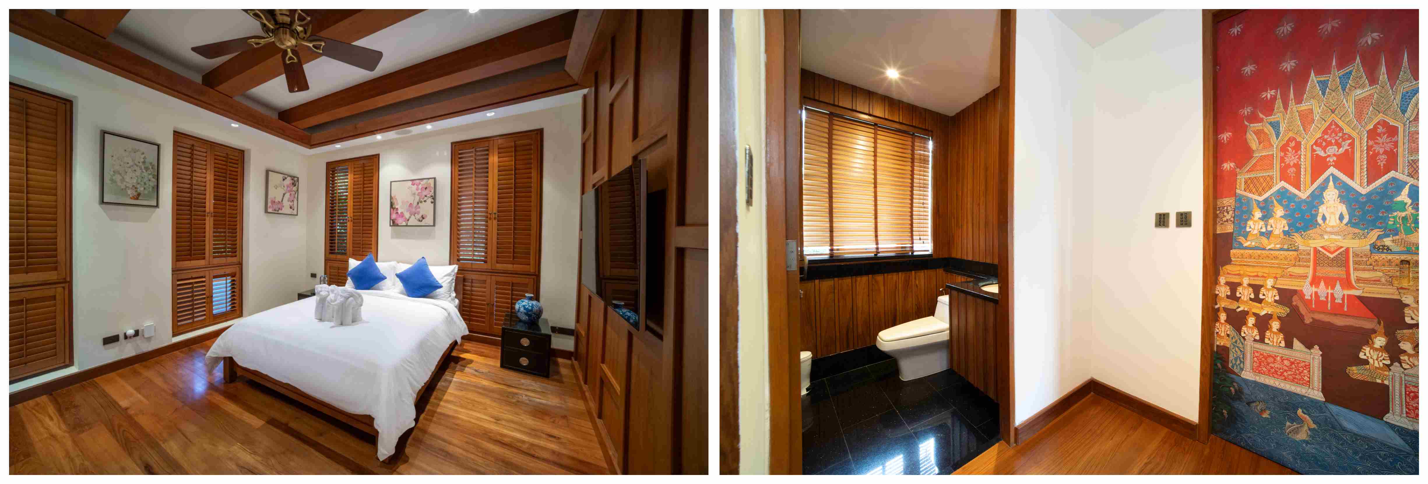 Upper floor guest bedroom